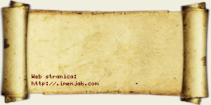 Tijana Trebovac vizit kartica